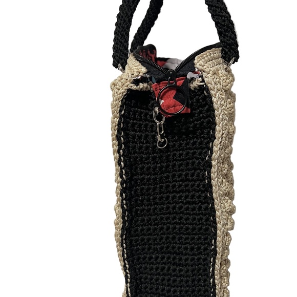 Handcrafted Bohemian Trapezoid Tote Bag - Picture 4 of 6